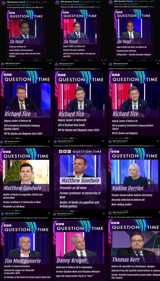 jim_nauseum2's tweet image. Is it biased for the BBC to platform Reform on &apos;Question Time&apos; more than the Lib Dems, who have 67 more seats than your bumbling shit-show of 4 then 5 then 4 then 5 seats, Dick? All with little to no scrutiny.

We demand explanation! 🥴