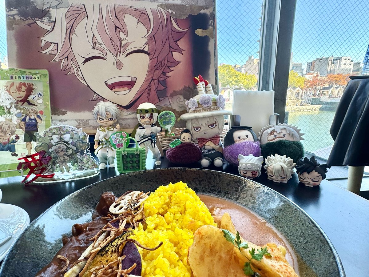 徳島最終日。
青空にあなたの笑顔が最高に輝いてるよ✨(カレーでごめん
#不死川実弥誕生祭2025