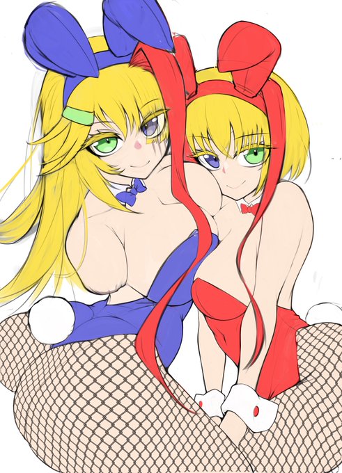 ざっくりラフまで、バニーはイイよね 