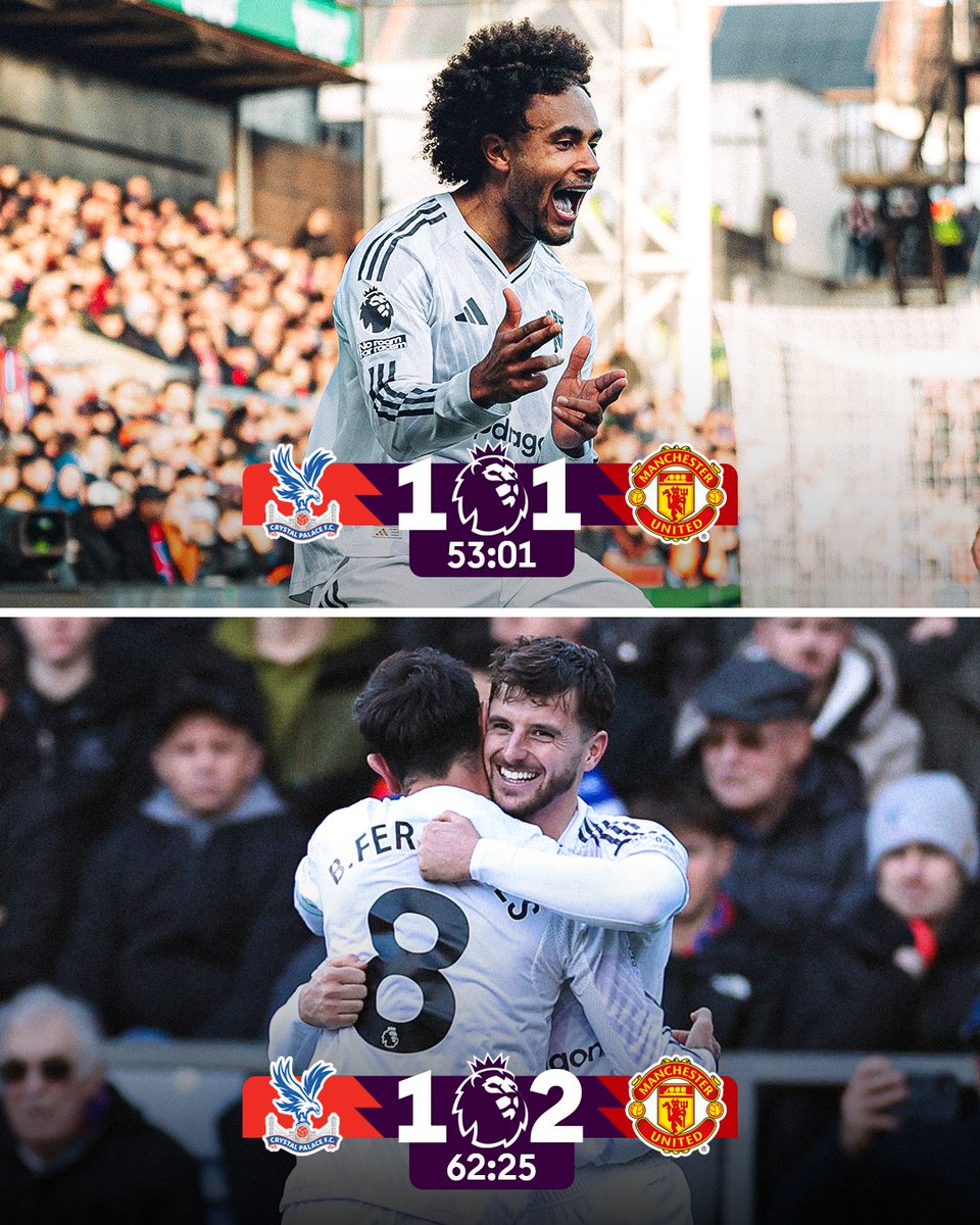 💥 <a href="/ManUtd/">Manchester United</a> turn it around against Crystal Palace!