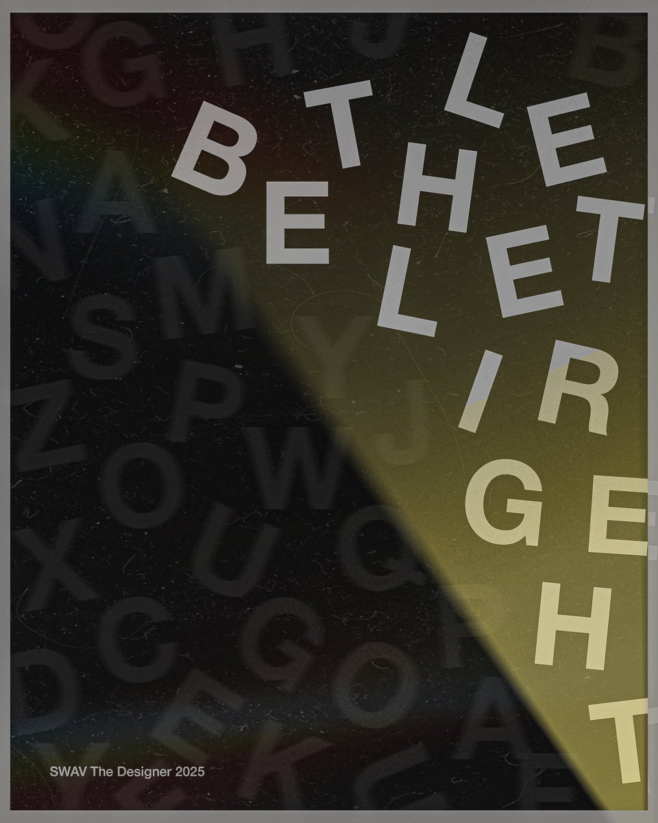 Lorita_theswav's tweet image. Day 10 of 100💡

The world needs your light—not loud, not perfect, but present.

BE THE LIGHT.
Be the kind of light that makes others feel seen.
The kind that pulls people out of the dark.
Happy Sunday.

#swavthedesigner #100daysdesignchallenge #creativedesigner #creativegrowth