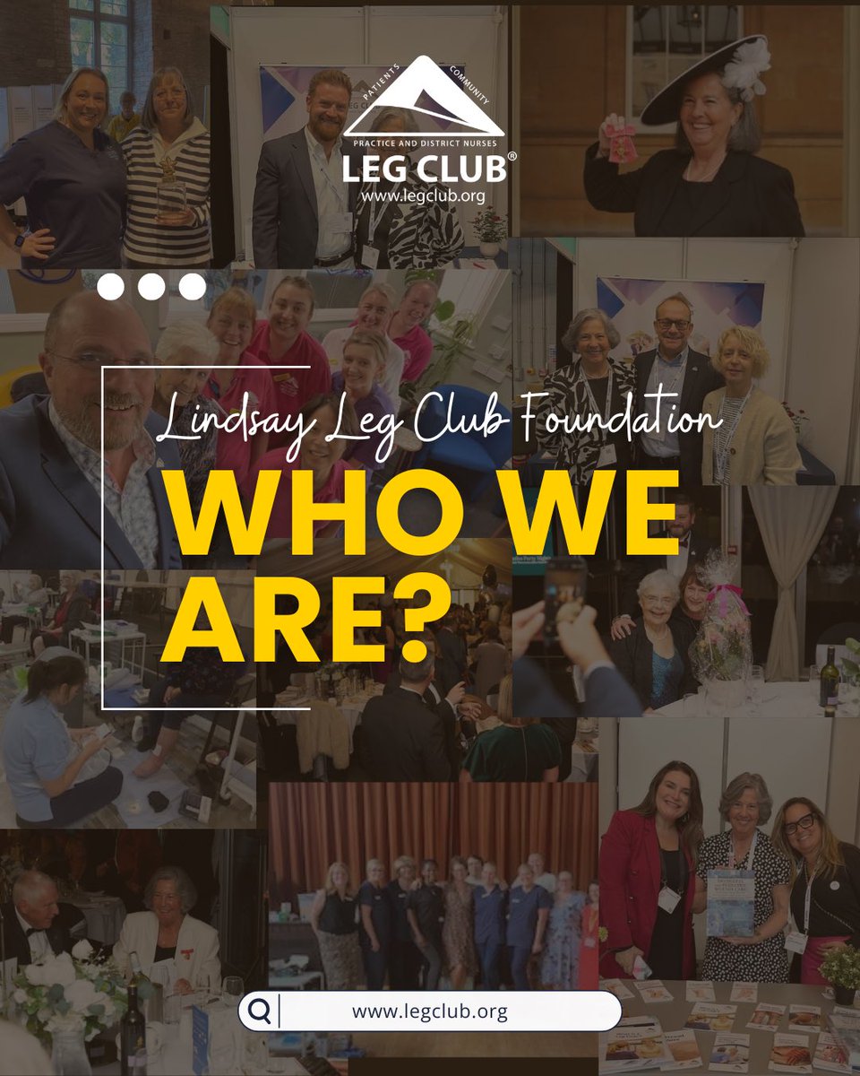 LindsayLegClub's tweet image. The Lindsay Leg Club Foundation promotes leg and foot health across the UK. 🦵💛
Funded by corporate gift aid and donations, we ensure high-quality, ethical care for all.

Follow us for updates, tips, and inspiring stories!

#LegClub #LegHealth #FootCare #WoundManagement
