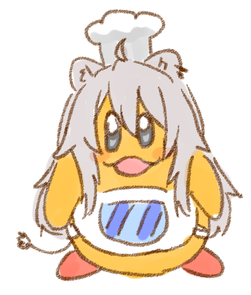 獅白ぼたん 「」|ねこやまのイラスト