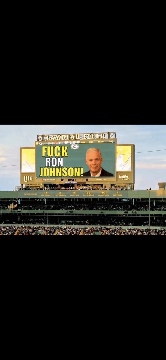 kid_riles's tweet photo. For no other reason than the Green Bay Packers played on Thanksgiving, so we don’t get to see them play today…
#GoPackGo
#FuckRonJohnson https://t.co/wohTi0YTnN