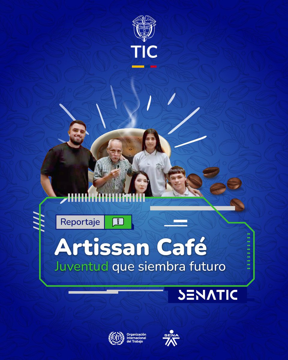 TalentoDigCol's tweet image. En las montañas de Risaralda, el @Ministerio_TIC junto con la #OIT impulsan sueños con aroma a café.

Con #SENATIC, tres jóvenes unieron tecnología y tradición para crear Artissan Café un emprendimiento que demuestra que la innovación florece en el campo. ilo.org/es/resource/ne…