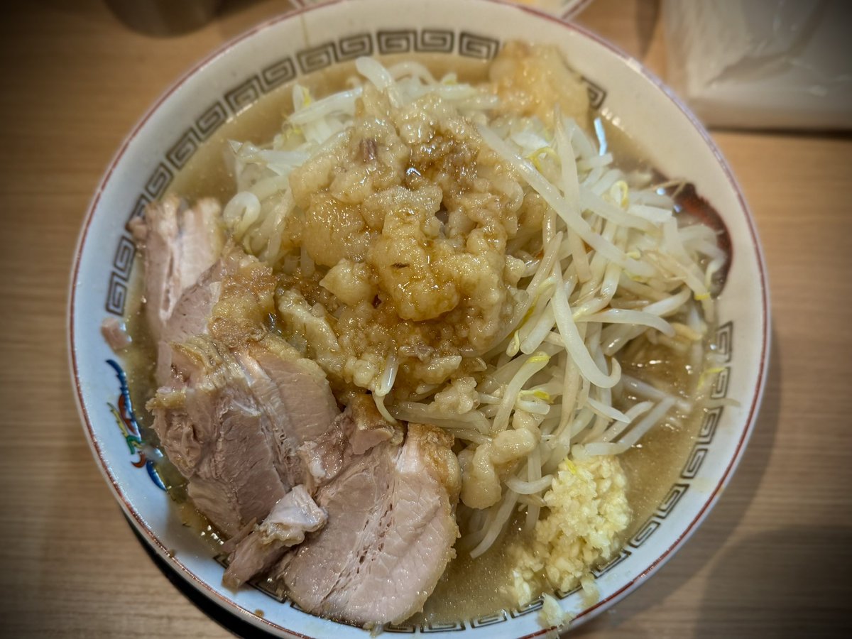 たこ焼きミュージアムと小ラーメン全マシ＠豚山門前仲町店