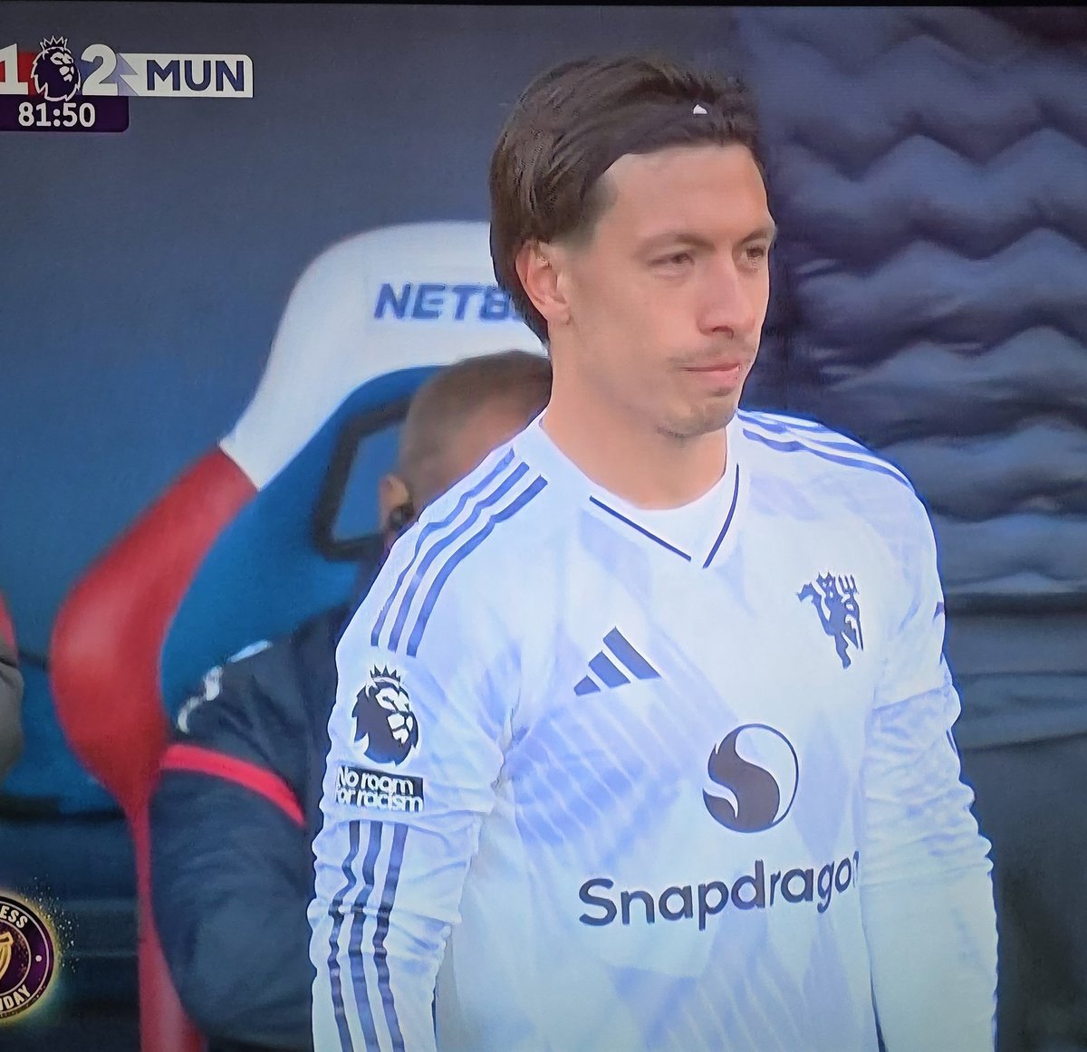 UtdFaithfuls's tweet photo. 🚨📸 - Lisandro Martinez makes his first comeback since February.

I've got my joy back!!! 🥹❤️ https://t.co/AvR88xtdsh