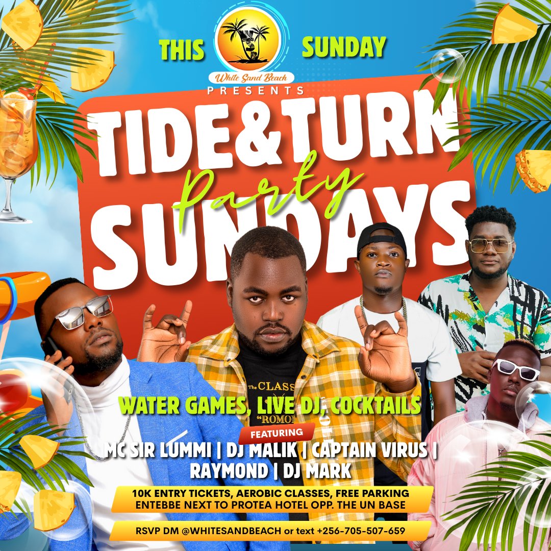 SandEntebb78226's tweet photo. Plot!!
its going down at white sand beach entebbe
#bethere #fyp #epicvibes https://t.co/1gXpNsfySs