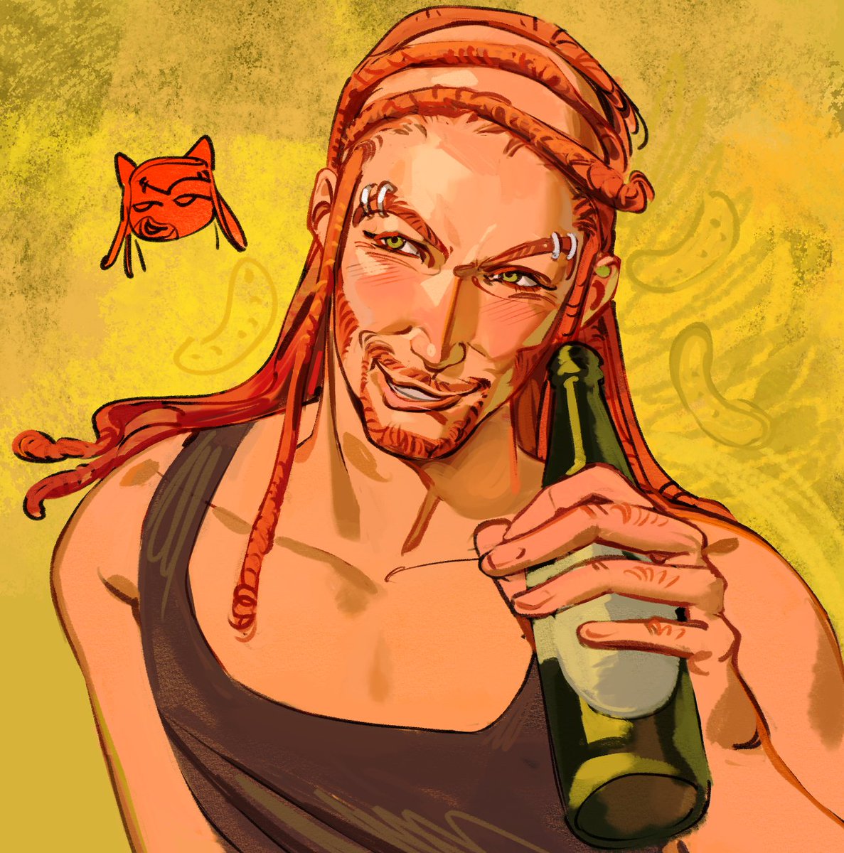 can he stop looking at me like that #metalocalypse