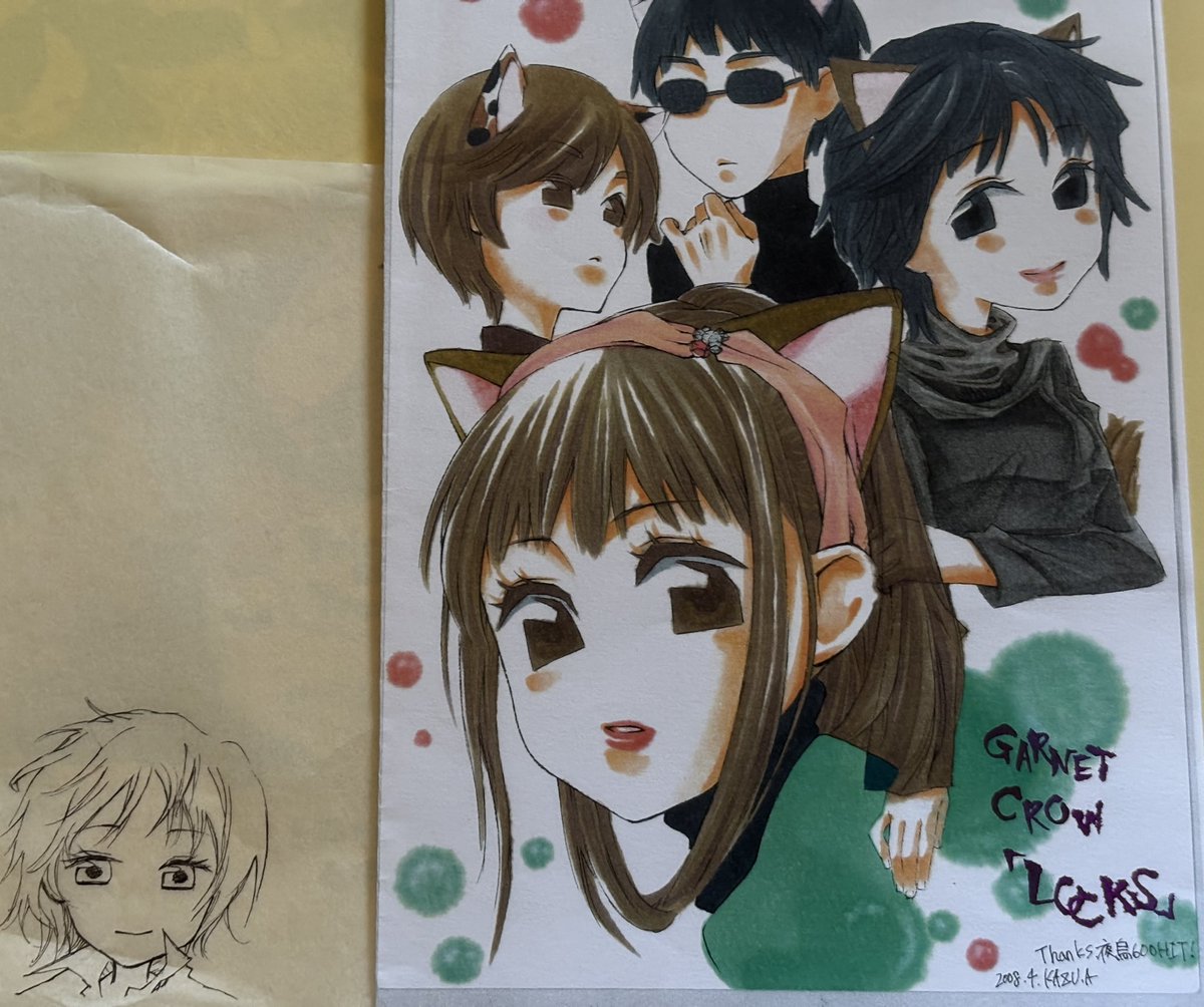 0312_KAZU_A's tweet image. またまたイラスト整理してたのですが、出てくるのは主にゆりっぺ( °ω° )
髪型をいろいろ変えるから、描きたくなる。

画像④は絵柄を変えて描いたものですが、左下のトレペに描いた七様がお気に入り…♡

何するかは、準備出来次第呟きます(о´∀`о)ﾜｸｰ♪

#GARNETCROW
#中村由利
#ゆりっぺ