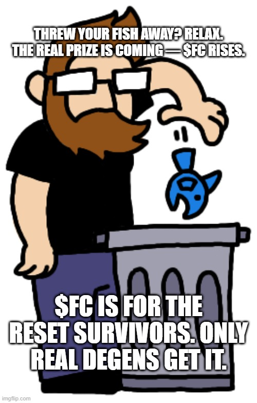 xTavar3s's tweet image. The reset didn’t break us — it forged us.
From the chaos of Season 1 comes Fish Classic ($FC), the fairest and most unstoppable meme on the @fogo  chain.
If you tossed your FISH… big mistake.
The real wave is only just beginning. 🐟🔥

#FishClassic #FC #FOGO #FogoFishing…