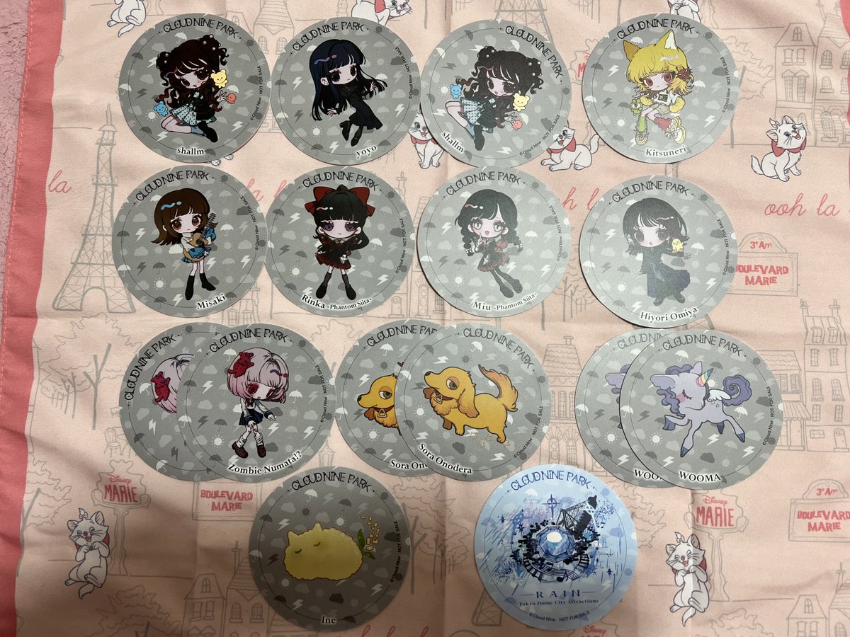 クラウドナインパーク イチマルナイン Ado アクリルキーホルダー ギラギライド Ado イチマルナイン 渋谷 109 ポップアップ クラウドナイン