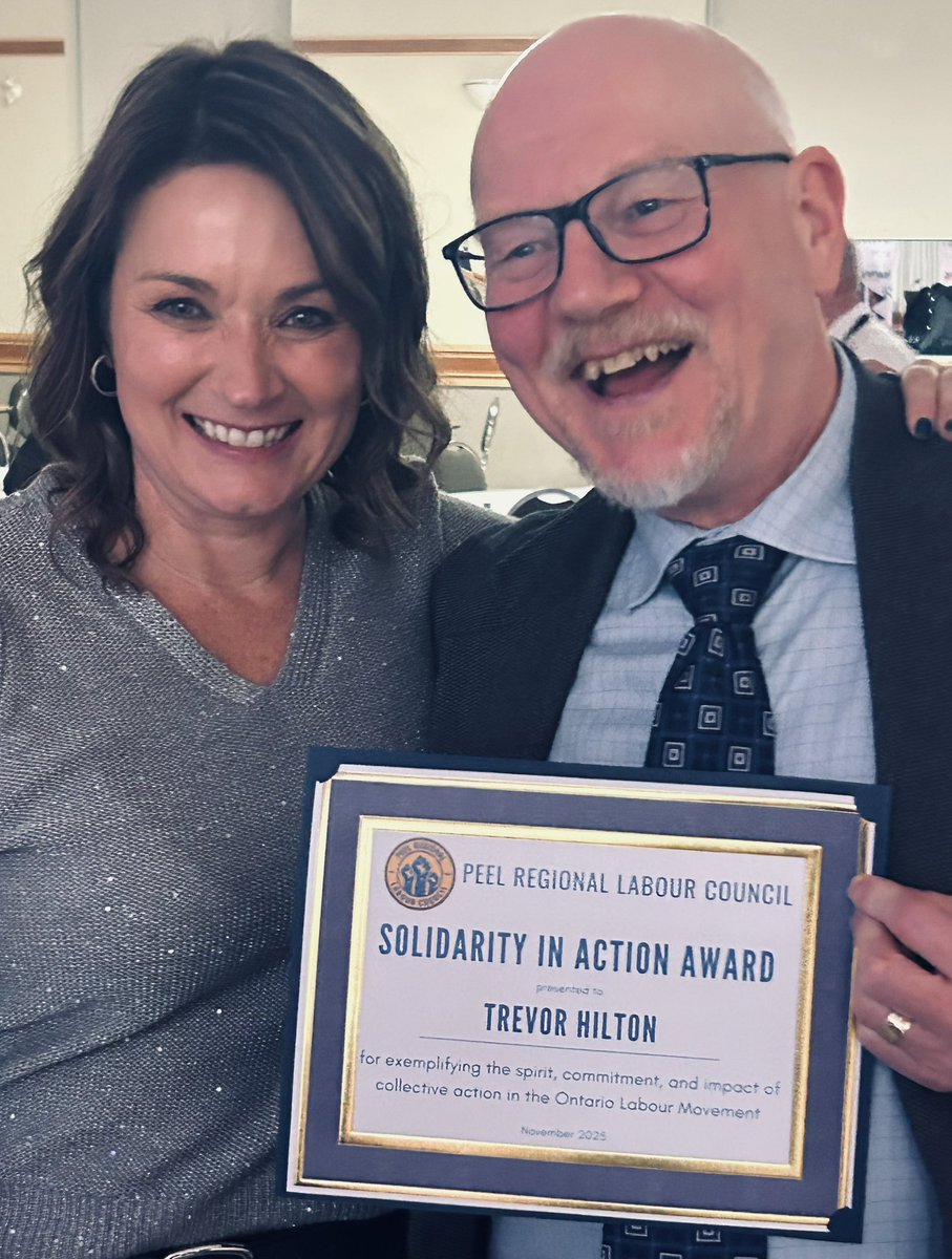 dpsuoectapres's tweet image. A great night for @OECTAProv DPSU at the @PeelLabour 27th Annual @WHSCtraining Patrick Williams Health and Safety Awards! Thanks to all who attended! #OnLab
