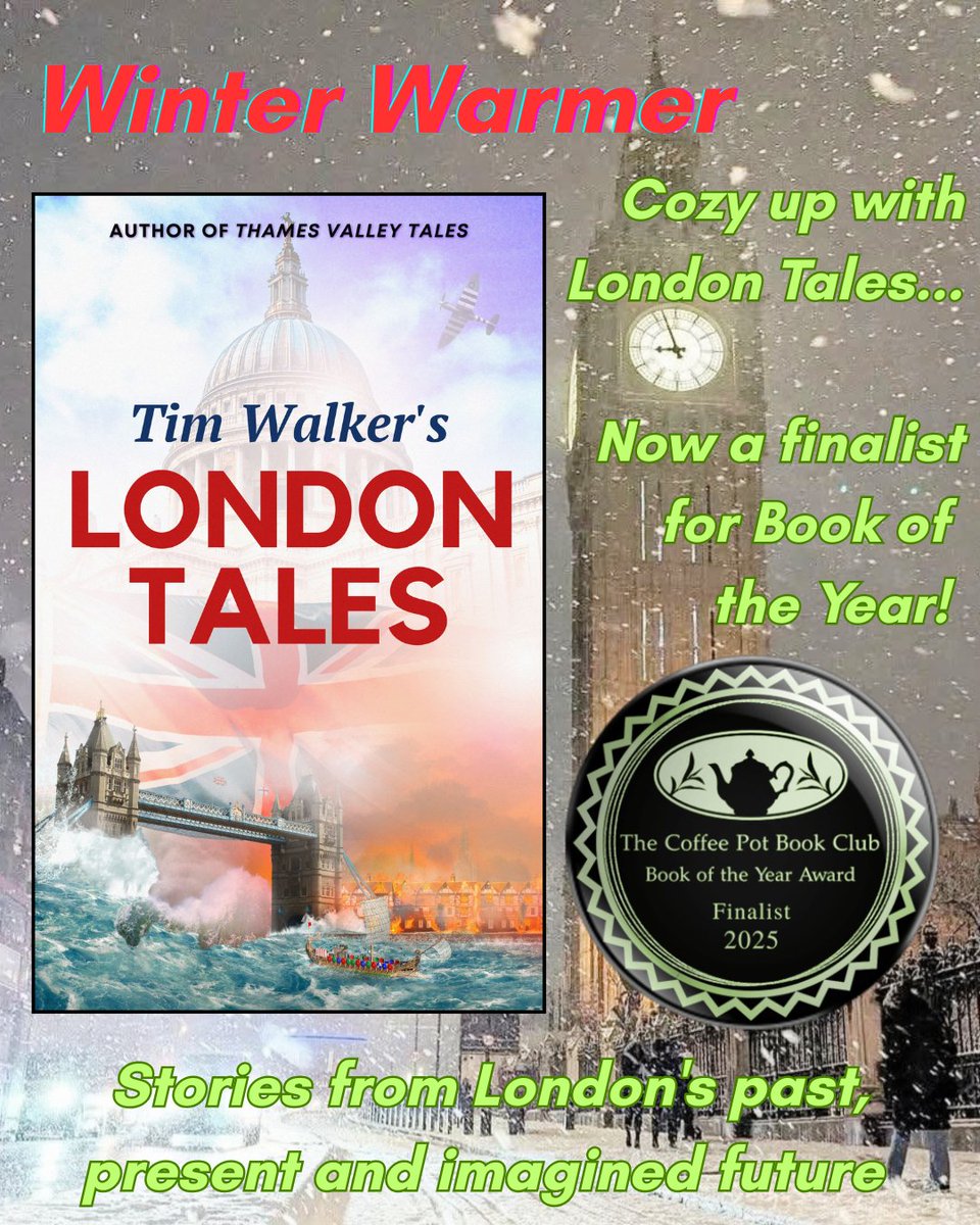 timwalker1666's tweet image. Good news!
London Tales is a finalist in the Coffee Pot Book Club Book of the Year, 2025...

Read or listen to the audiobook and feel the quality:
mybook.to/LondonTales

#bookawards #london #londonlife #books #booktwt