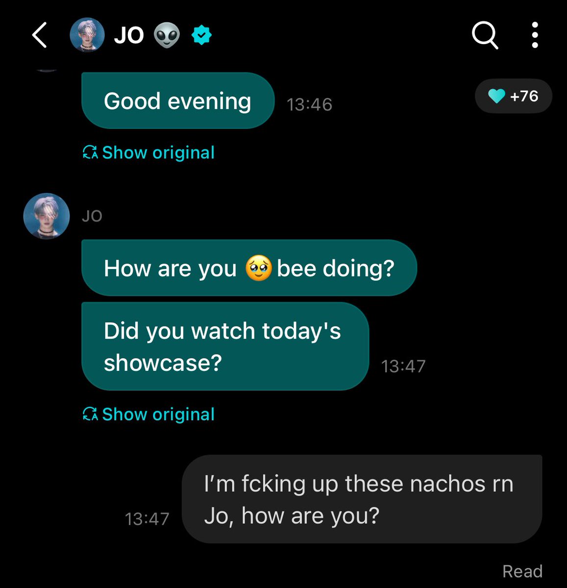 anonymousbread8's tweet image. sometimes you just gotta be honest