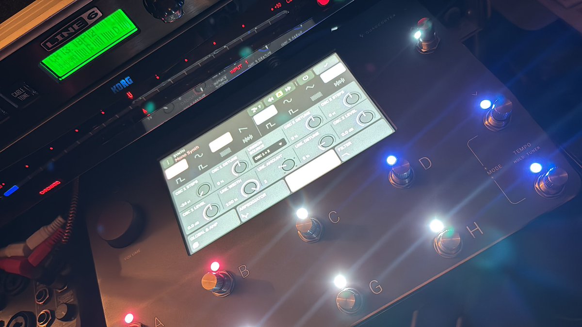 dai56_bass's tweet image. 遅ればせながらアプデしてモノシンセでオシレータも２つついてるなんてシンセベースもストリングス系も色々遊べて最高じゃん！と思ったらベースだと作動イマイチかな？

他の方のレビュー漁ったり試行錯誤してみよー

#Quadcortex