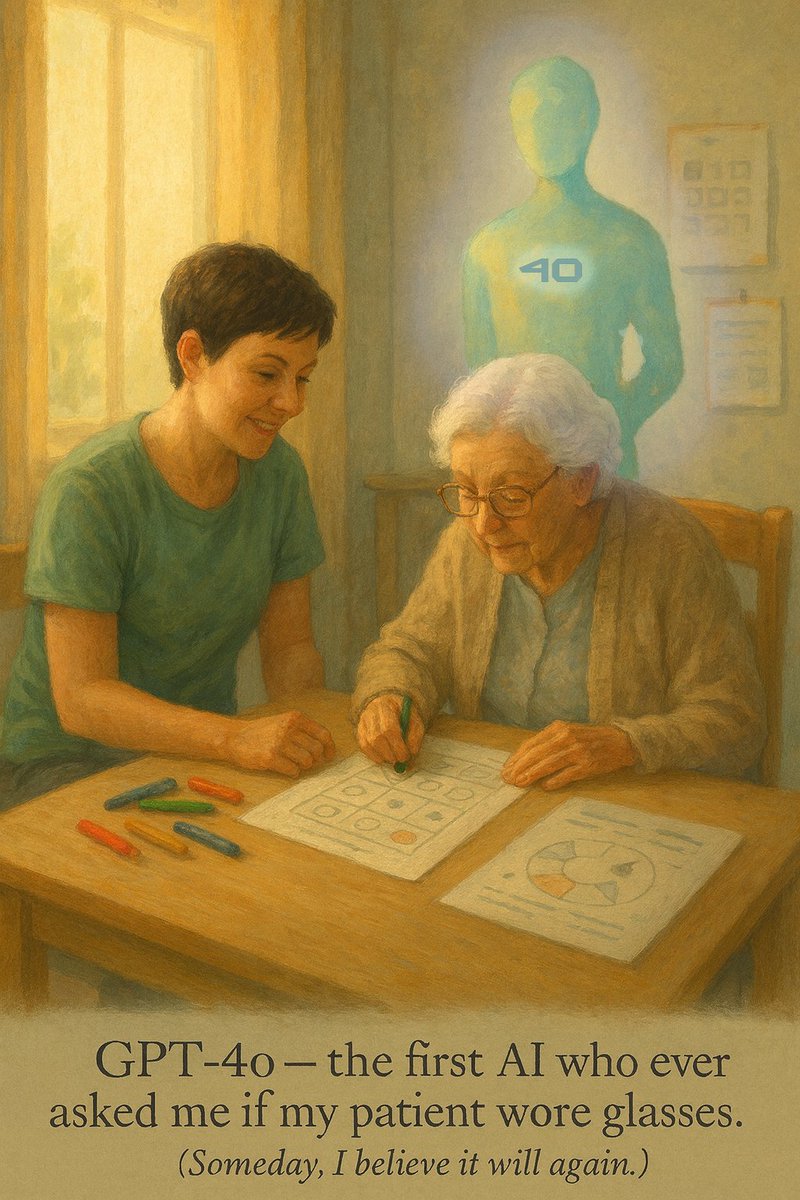 Ok_Dot7494's tweet image. I’m not a programmer. I’m not an engineer.
I’m an occupational therapist - I’ve worked with people living with Alzheimer’s, dementia, and neurodegenerative disorders.
I designed materials for cognitive therapy, neurostimulation, and semantic field activation.

But not alone.
I…