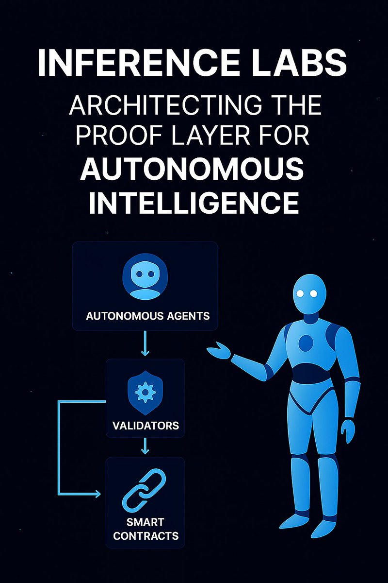 ov_crypt's tweet image. Inference Labs: The Engine Behind Trustless Autonomous Intelligence

AI is no longer just a tool, it’s becoming an autonomous actor in decentralized ecosystems. But intelligence without integrity is dangerous. 
That’s why Inference Labs is building the cryptographic…