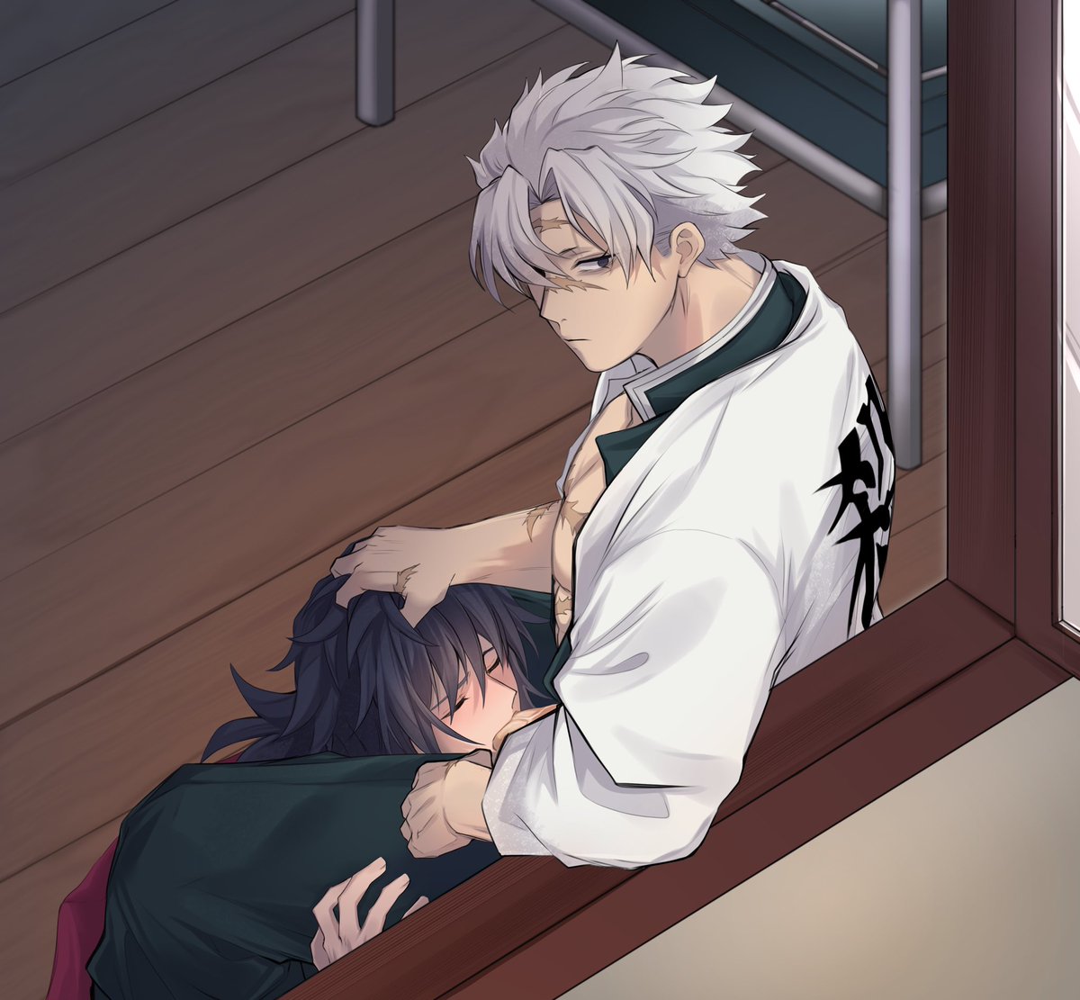 yuuchiart2's tweet image. 🍃🌊   ไม่มีใครเห็นอะไรทั้งนั้นแหละครับ //ไม่เสร็จสักทีเพราะอยากวาดมุมยากเอง แก้มี่ยาวๆเลย แต่ๆก็ลงแล้วครับแค่ไม่ทันวันเกิดพี่แกเอง😂 
#さねぎゆ #sanegiyuu #ซาเนกิยู