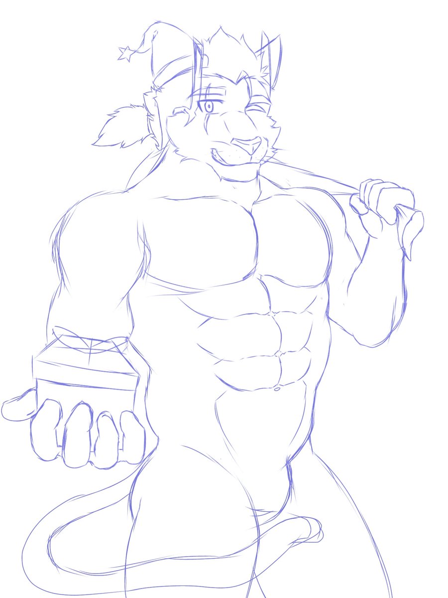 New pose for Xmas will be posting 5 more for commision