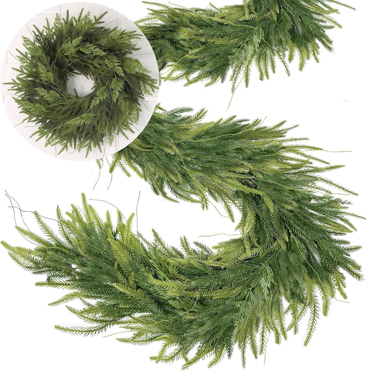 litepocketdeals's tweet image. 🎯 PROMO CODE ALERT! Save 45% with code ZKERMHRF

💰 Now $16.49 (was $29.99)

Christmas Norfolk Pine Garland, 6 Ft by 10&quot; Green Artificial...

🏷️ Code: ZKERMHRF
litepocketdeals.com/deals/B0F9WRFR…

#PromoCode #Amazon #Deals #HomeKitchen