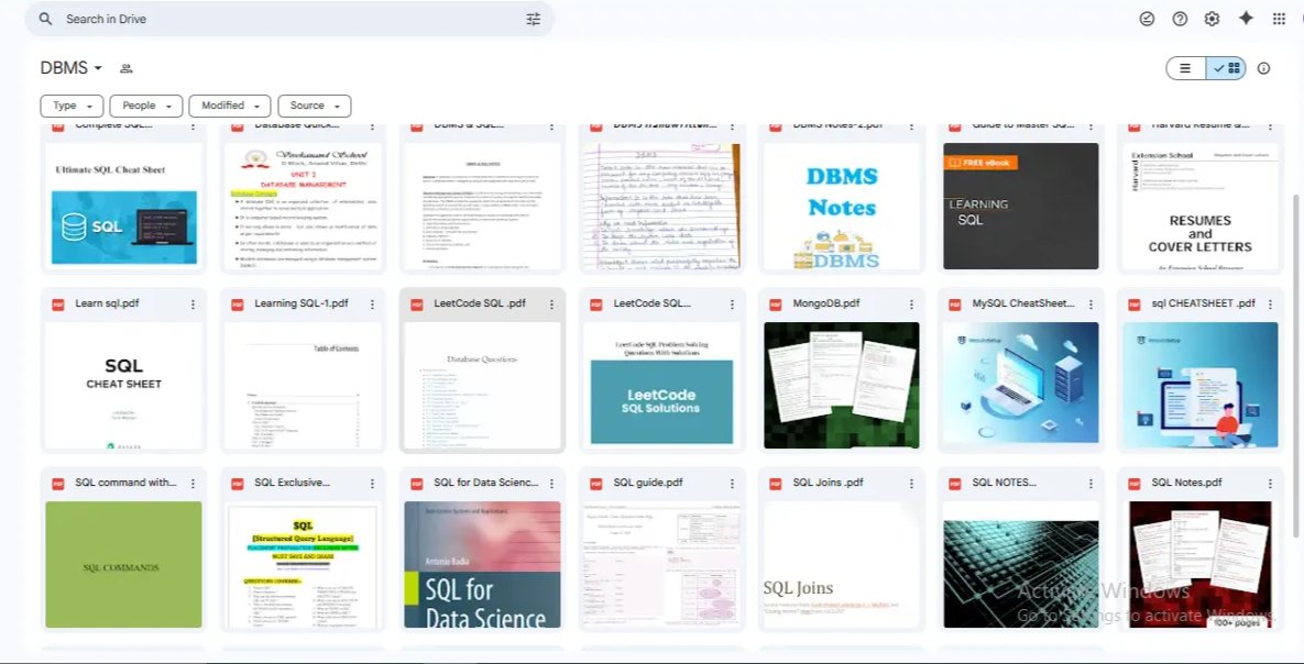 dkare1009's tweet image. SQL is one of the most popular database query languages in the world.

So I’m sharing bunch of quality SQL Notes, which costs $49.

But for first 500 people, it&apos;s FREE 🚀

Just:

- Like and repost
- Comment &apos;FREE&apos;
- Follow me so I can DM