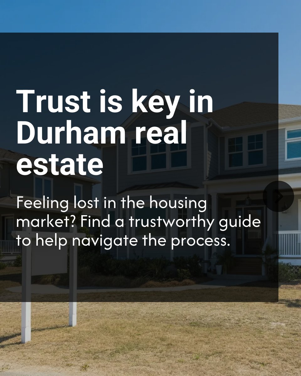 durhamrecentre's tweet photo. In Durham's real estate maze, TRUST is your compass. 🧭 A reliable agent means informed choices &amp; peace of mind. Tired of the unknown? Work with experts who make your journey seamless. What's your biggest real estate worry in Durham? Let’s talk! #DurhamRealEstate https://t.co/Mqdx7TOIgG