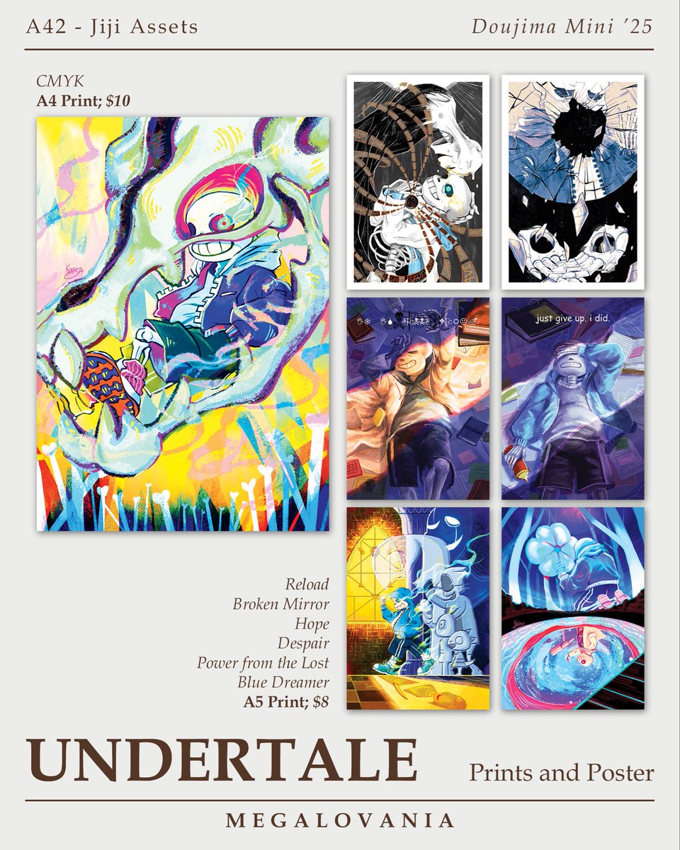 PhantomR_UT's tweet photo. #doumini2025 Catalogue (1/2)
I will be releasing my first Spamtenna doujin during this event, also various Spamtenna merch will be available.
Fandoms include Deltarune, Undertale, FE3H, FF7, Ace Attorney, Matrix and many more!
#doujimasg #doujinsea #douminicatalogue https://t.co/2gLqrRBNj3