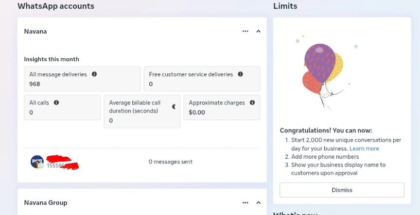 BipulChandraD19's tweet image. ✅Pre-Approved WhatsApp API BM
✅ Balloon BM (250 /2K/ 10K Limit)
✅ BM5 (250 / Unlimited)
✅ Fully Verified BM (Real Docs)
✅ Unlimited BM Available

Whatsapp:wa.me/8801609320436
Telegram: @apimasterbipul
#whatsappapi #whatsappmarketing #apimarketing #cloudapi #balloonbm