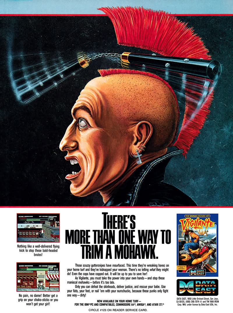 MidnightsE76545's tweet photo. #vigilante #PC #commadore64 #amiga #videogames #retrogaming https://t.co/aOZRDEBQvX