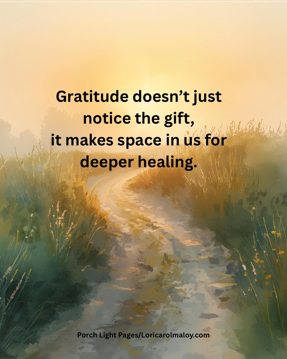 Loricarolmaloy's tweet image. Like the one leper in Luke 17 who returned,
sometimes healing deepens when we pause and give thanks.

#GratitudeThatHeals #FaithReflection #PorchLightPages #QuietFaith #HopeInHardTimes