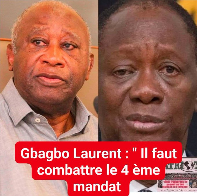 🇨🇮 Laurent Gbagbo critique fortement l’idée d’un 4ᵉ mandat en Côte d’Ivoire, soulignant que le respect de la Constitution et des lois est crucial pour éviter les crises politiques et garantir la stabilité du pays.
#CIV #Démocratie