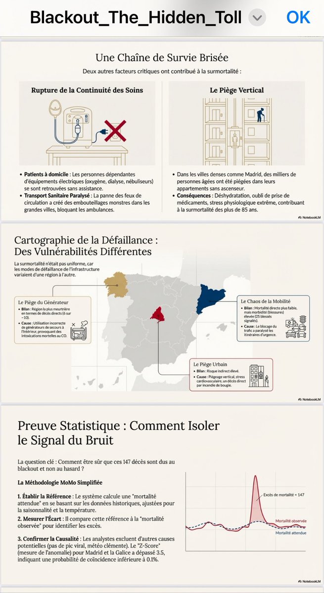ETUDE SERIEUSE DÉTAILLANT POURQUOI LE BLACKOUT EN ESPAGNE A ÉTÉ MEURTRIER 👉🏻s’il survient en France du fait de l’explosion inconsidérée des éoliennes&amp;photovoltaique qui instabilisent le réseau, les politiques qui auront signé seront personnellement responsables des décès - 1000