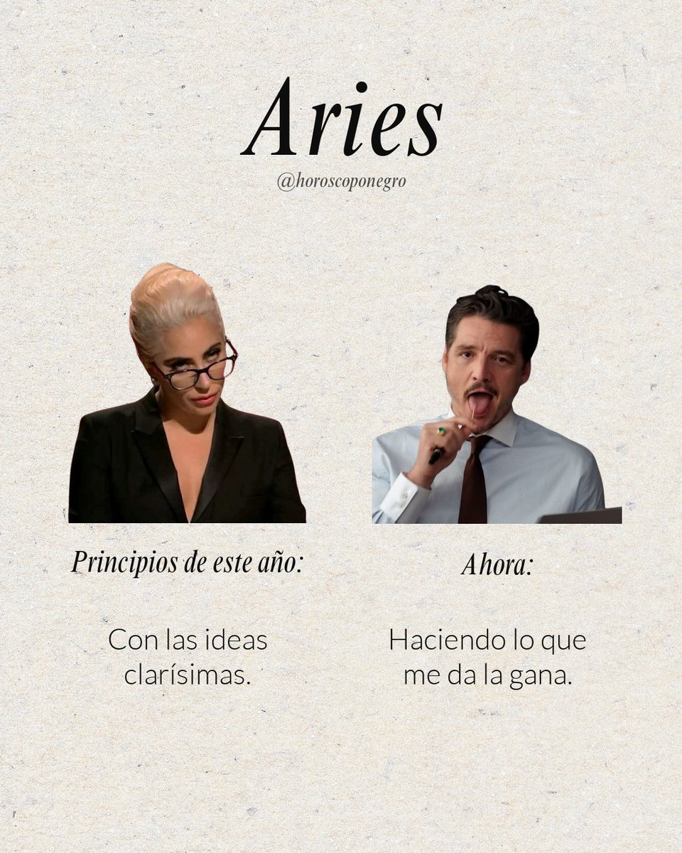 Aries, deja en comentarios tu humilde opinión 😂
