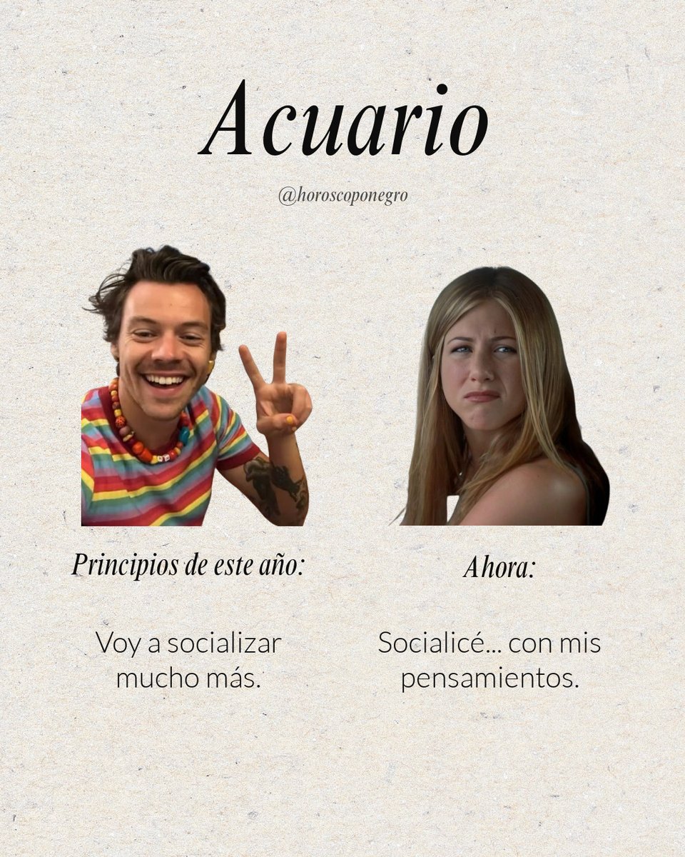 Acuario, deja en comentarios tu humilde opinión 😂