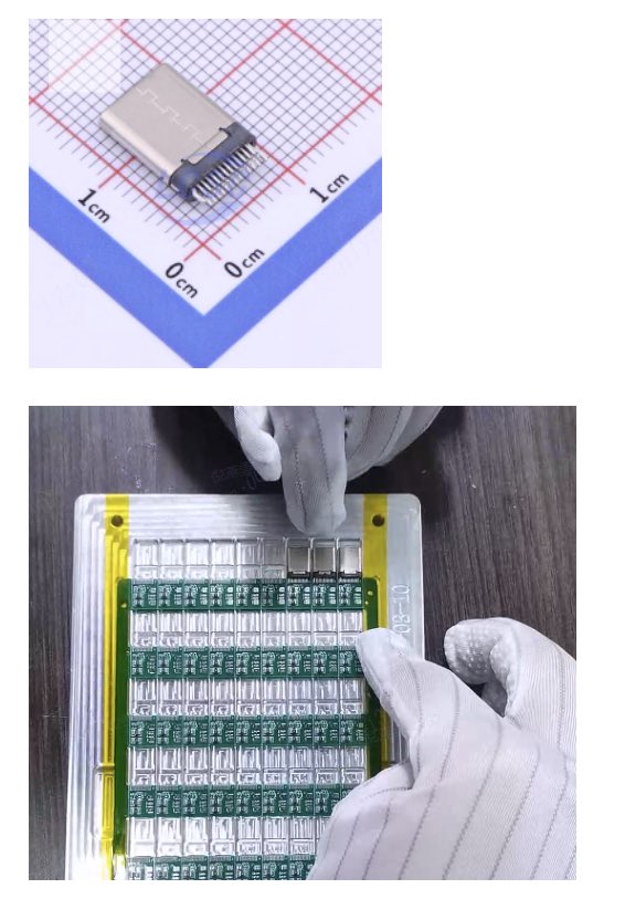 smartphone_jp1's tweet image. このType-C端子、以前自作基板で使った時、両面実装になるので手はんだでの取り付けになり...
そして位置合わせ&amp;amp;実装が結構大変で！
こういう治具があると便利よね、売ってないかしら📝

こういうパーツを使っちゃうとPCBAで高度なオプション料金が発生しちゃうんだよねー。