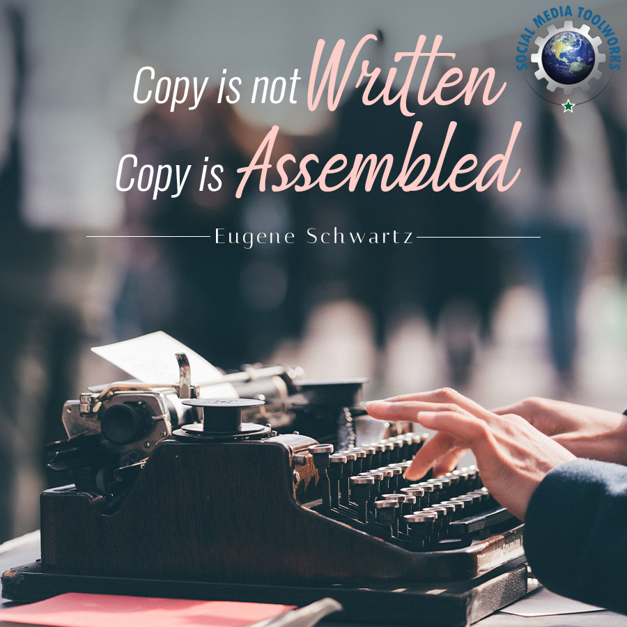 SMToolworks's tweet image. We know you have to write it first...but how you put it together is the &apos;assembling.&apos; What does this mean to you?