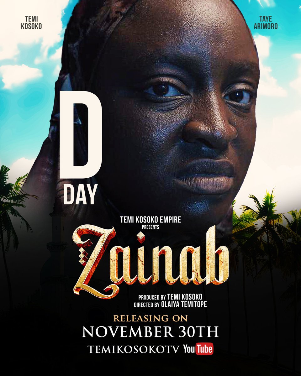 temi_kosoko's tweet image. Zainab will be live 4pm WAT today!!!!!. Don’t miss it!!

Subscribe and Turn on post notification 📣 youtube.com/@temikosokotv?…