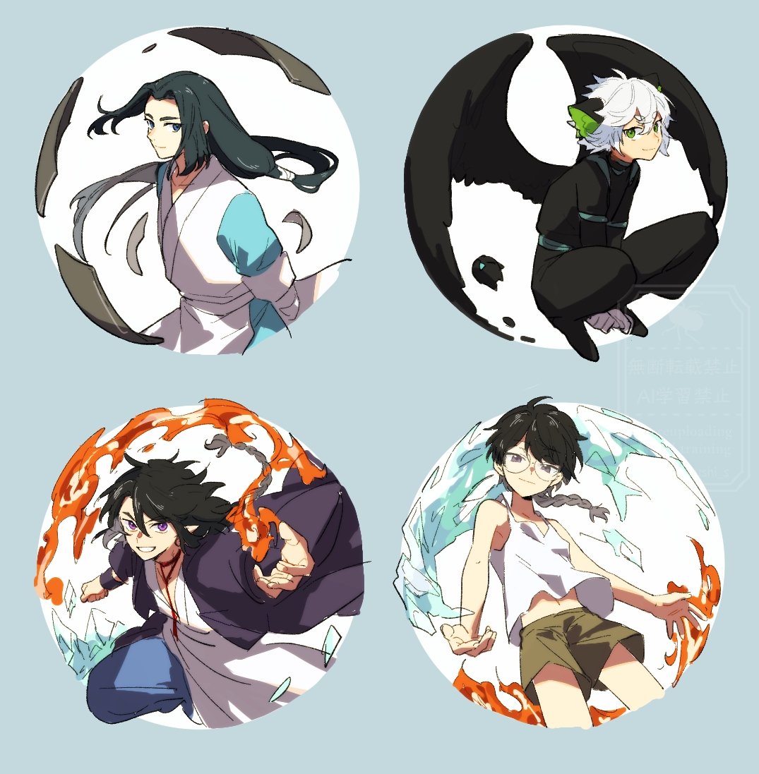 前に描いてた羅小黒戦記のらくがき
玄離様と阿根が好き🐶