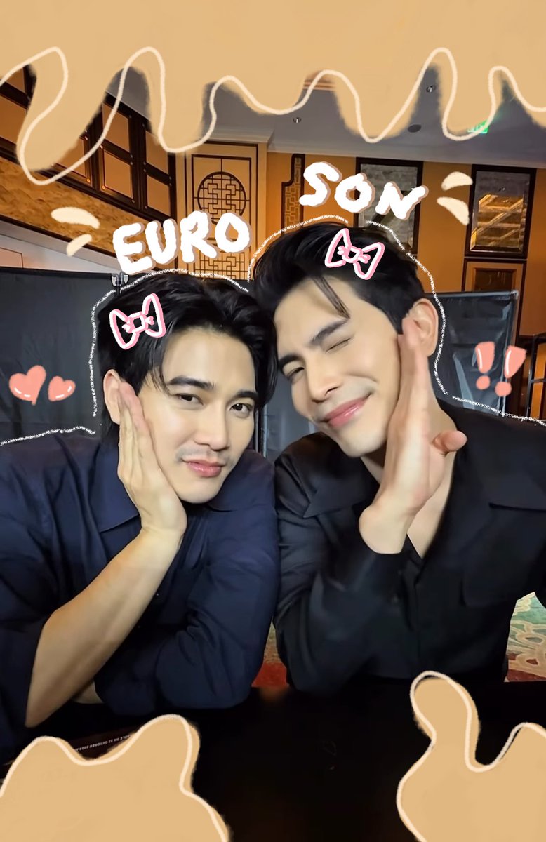 apoocean's tweet image. look what i made..i'm kinda bored and made this hehe 🫶🏻❤️
#soneuro #sonyuke #euroyotsawat