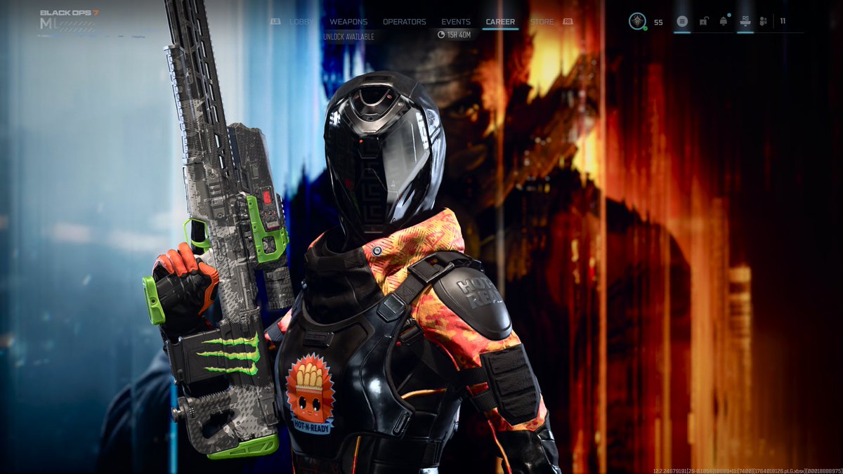 Here’s what the Little Caesars Black Ops 7 skin looks like in game! 🍕 

Get the skin and rewards now: codrewards.store/products/littl…