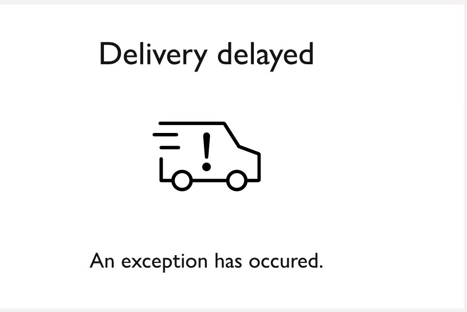MancUrban's tweet image. From the John Lewis website, ‘An exception has occurred’ 

Entertain yourself thinking about what could have happened