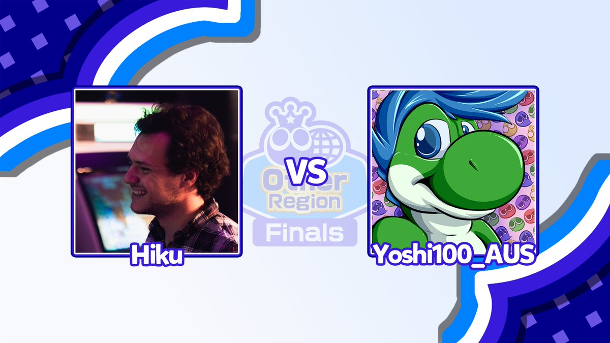 Hiku VS Yoshi100_AUS is live for the The Puyo Puyo Global Ranking Series Other Region Finals Day 2! twitch.tv/AscensionPuyo #PuyoPuyo