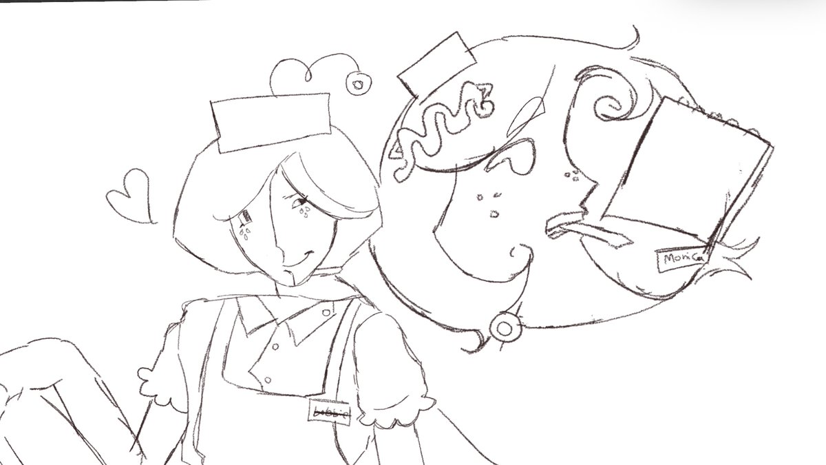 PhuonganhN33944's tweet image. some my new oc enasona(Lobier n monica idk lol)