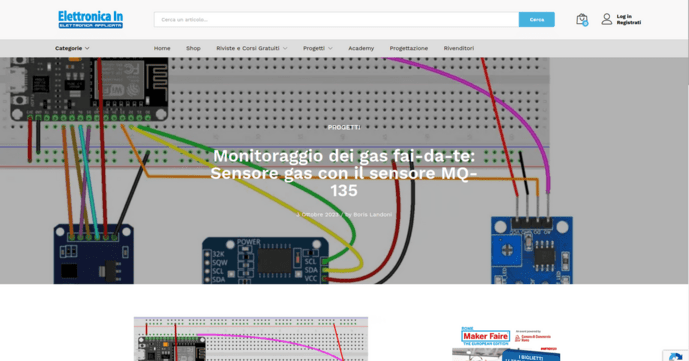 techrmcom's tweet image. 🔍 Esplora le potenzialità di ESP32 e Raspberry Pi! Grazie alla rivista Elettronica In per la citazione dell&apos;articolo: Prendi il controllo del monitoraggio dei gas: sensore di gas DIY con registrazione su scheda micro SD basato su sensore MQ-135 e RTC DS3231…