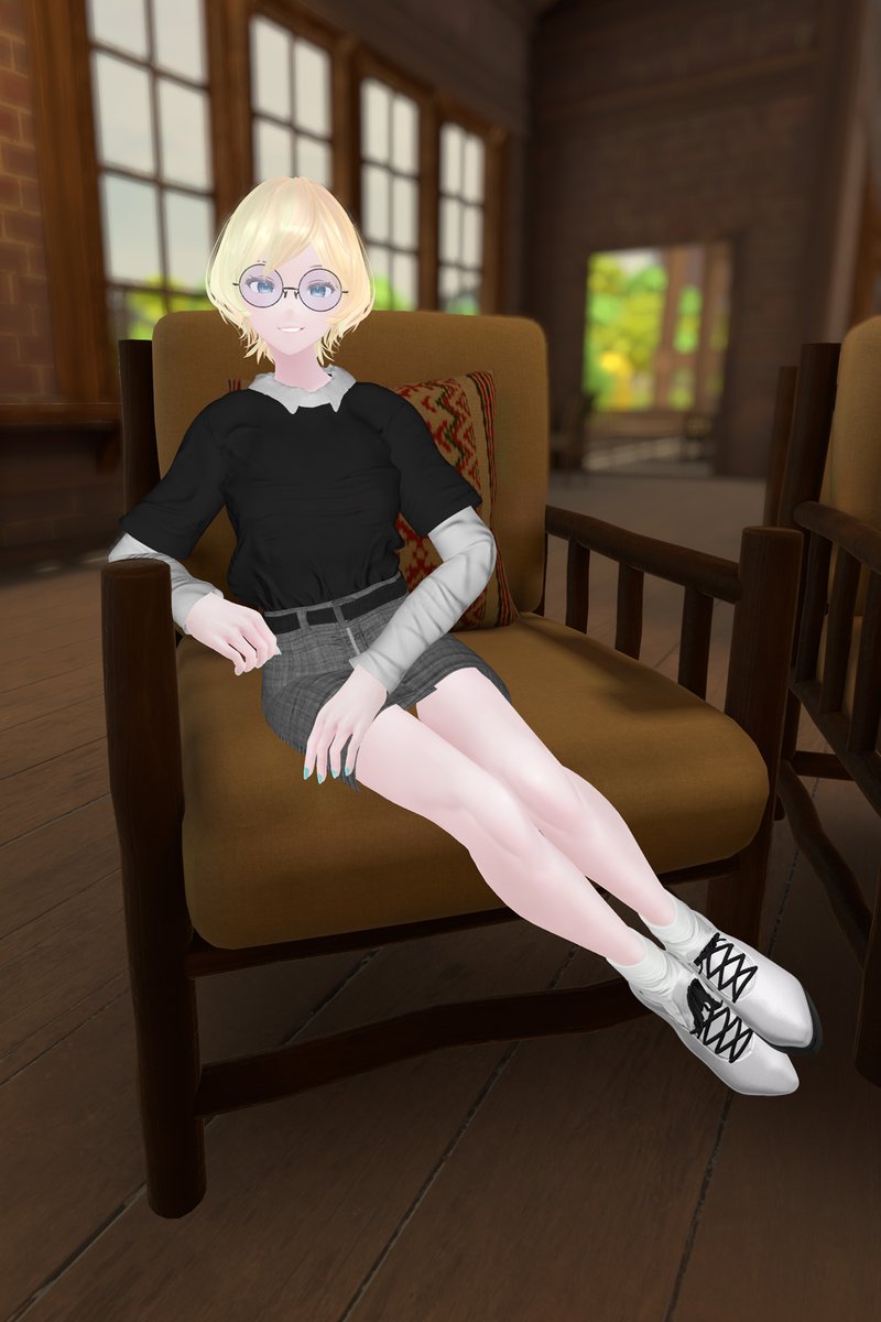 旅先の霧崎さん
#DRIPVR
#kirisaki3D
#ぶいちゃコーデ