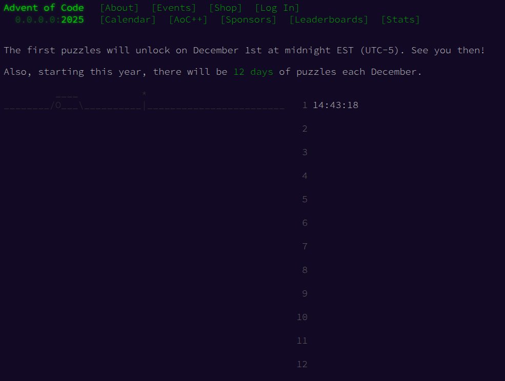 AstraKernel's tweet image. 🎄 Tomorrow Advent of Code starts. 

- We will Create Tweet Post(thread), you can share your solution in the reply

- Ofc, only Rust solution

- Why? just for fun and learning :)

adventofcode.com