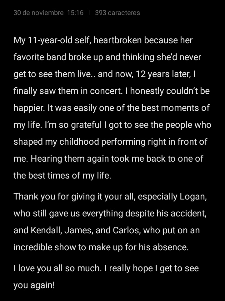 sdbx93's tweet photo. Thank you for giving me one of the best days of my life <3

@bigtimerush @HeffronDrive @jamesmaslow @1LoganHenderson 
@TheCarlosPena 
#Barcelona #SantJordiClub #QuePasaBarca https://t.co/XpOJblMYL2