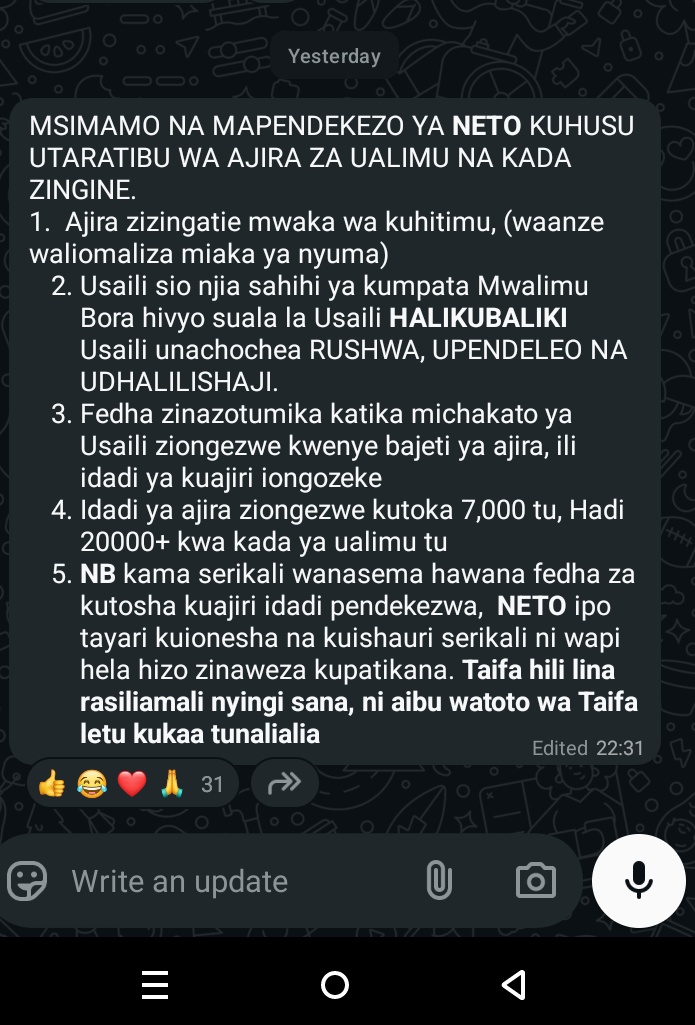NON EMPLOYED TEACHERS ORG tweet media