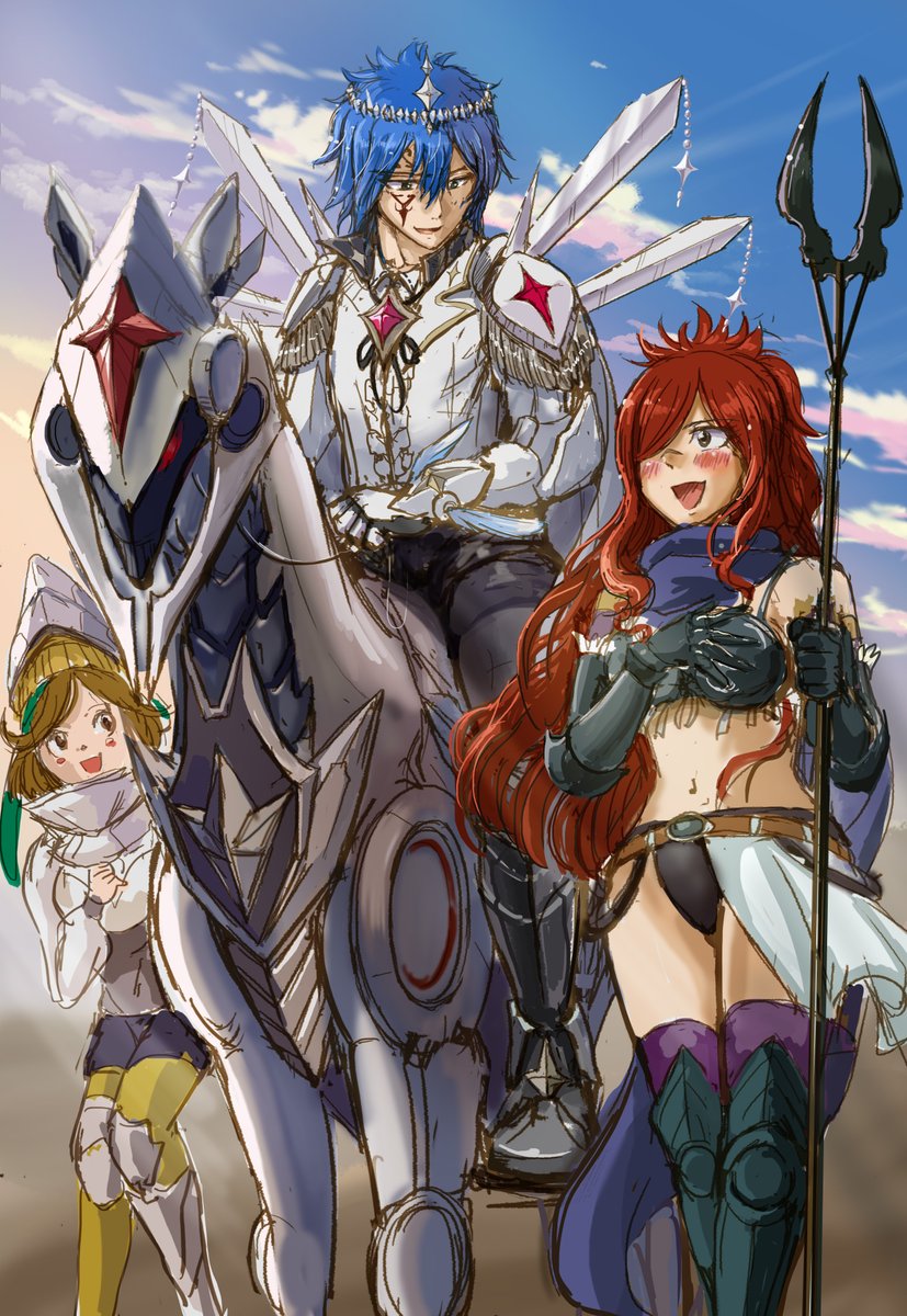 ＃エドジェラエルの日
＃エドジェラエル
すまん！！！エドジェラエル絵今回間に合いそうになかったから　過去絵をアップしときます！！！お幸せに～～～～～！！！(｡･ω･｡)ﾉ♡